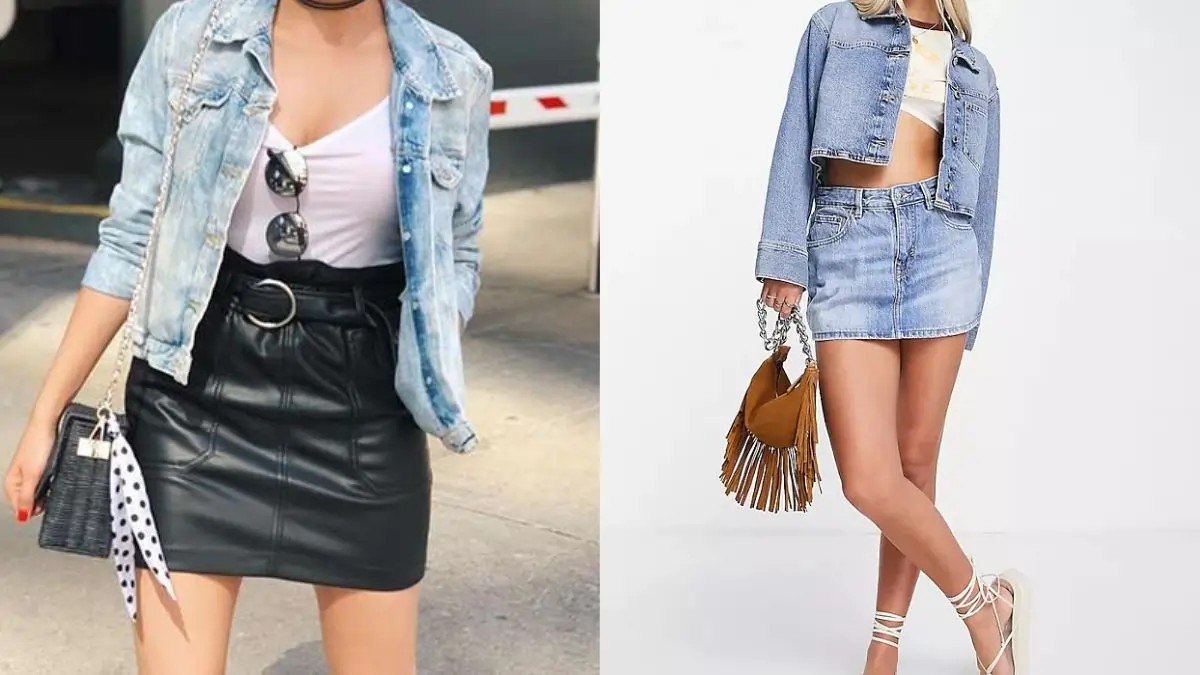 Denim Jacket With a Mini