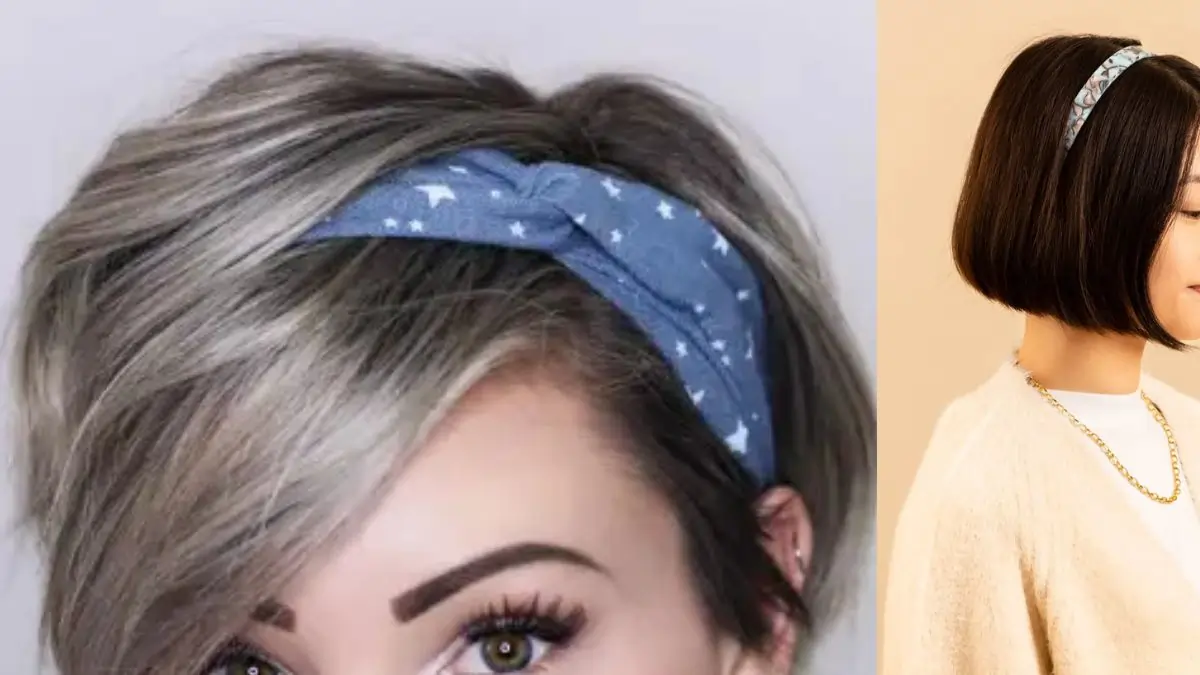 Headband With Short Hairs