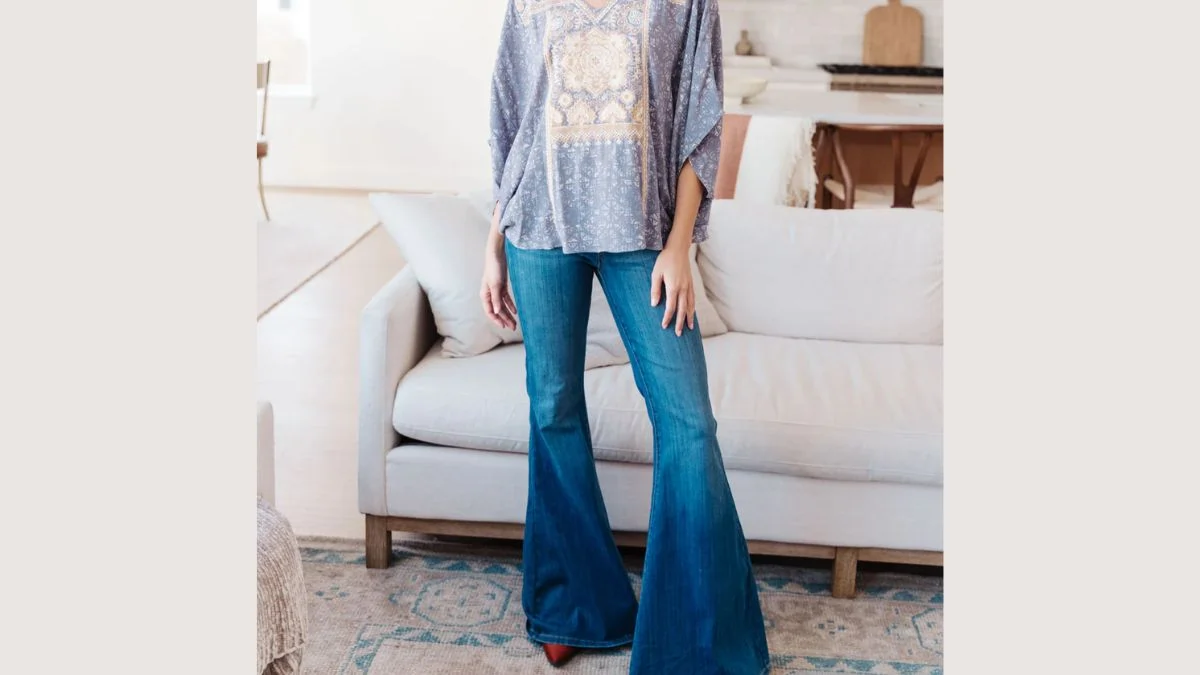 kurta-with-bell-bottom-jeans