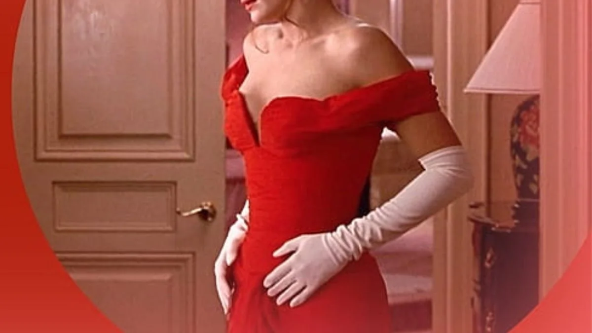 pretty woman red dress